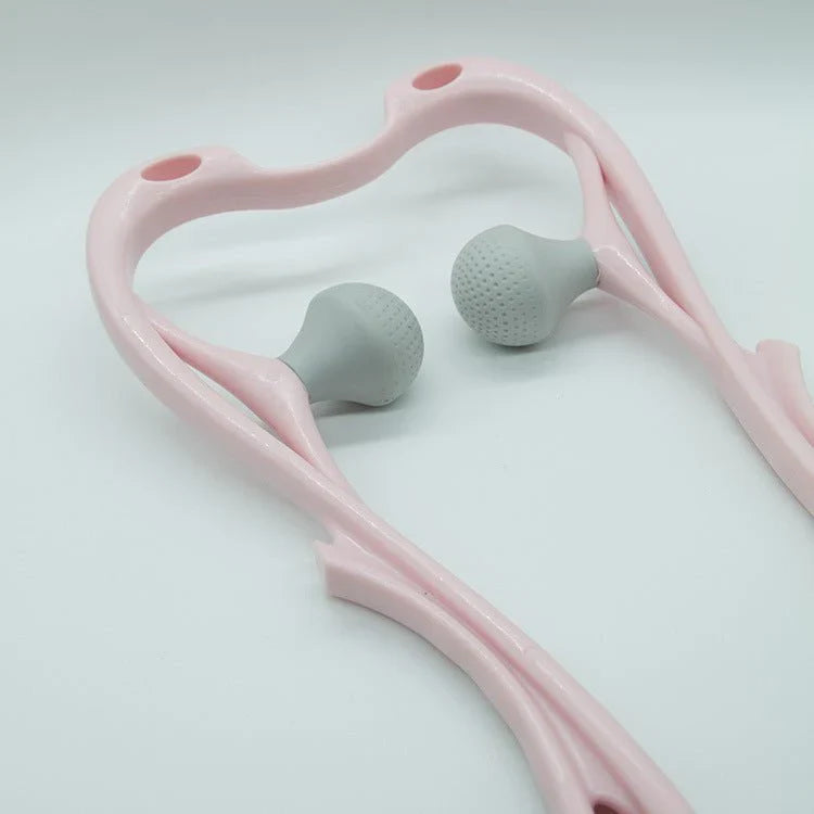 Neck Massager High Quality Multi-function Manual Relaxed Cervical Massager Pressure Relieve Double Ball Pressing Meridian Massager